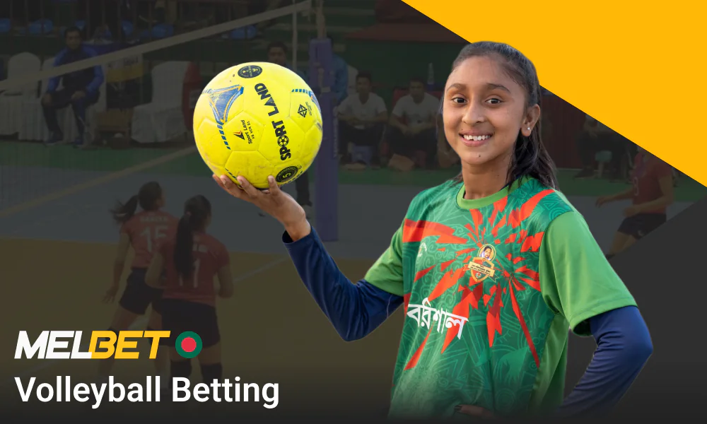 Bet on volleyball at the Melbet Bangladesh website